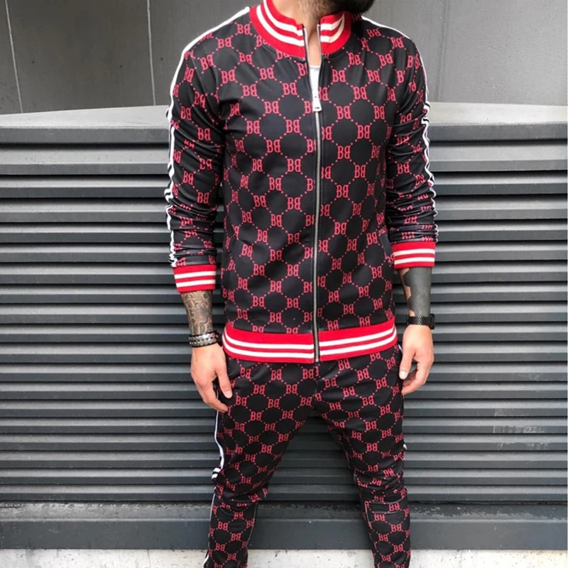 Новинка 2 шт./компл. 3D мужской спортивный костюм для тренажерного зала фитнеса