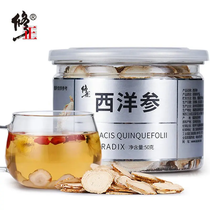 

[american Ginseng Tablets] Modified American Ginseng Slices Buccal Tablets Ready-to-eat Soaked Ginseng Tablets 50g Fujian 36