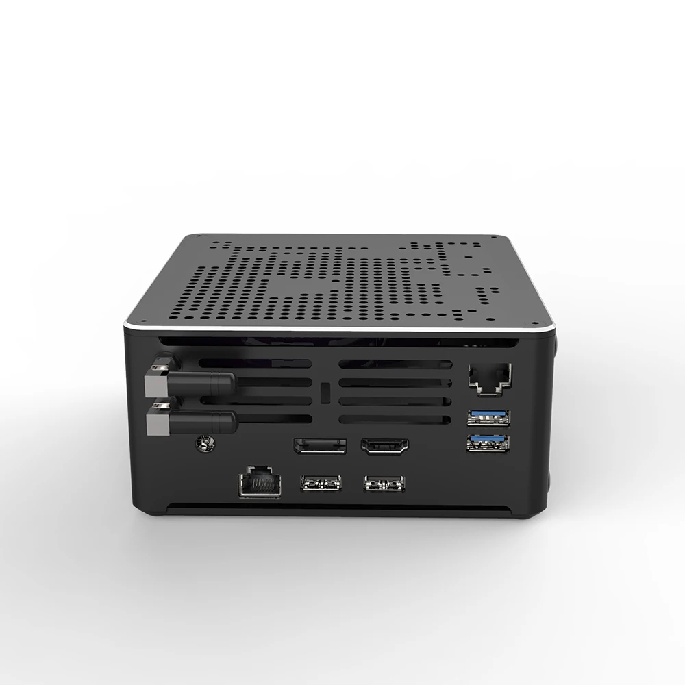 

HYSTOU Mini PC S210H Intel Core i9-9880HK DDR4 Barebone Eight Core 2.3GHz to 4.8GHz Win10 M.2 2280 SSD Mini PC