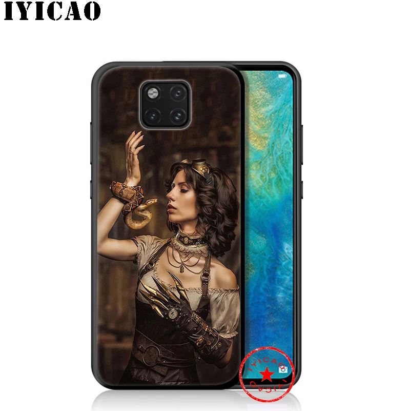 Мягкий чехол со змеиным дизайном IYICAO для Huawei P30 P20 P10 P9 P8 2017 2016 2015 P Smart Z Plus 2019 Mate 20 10