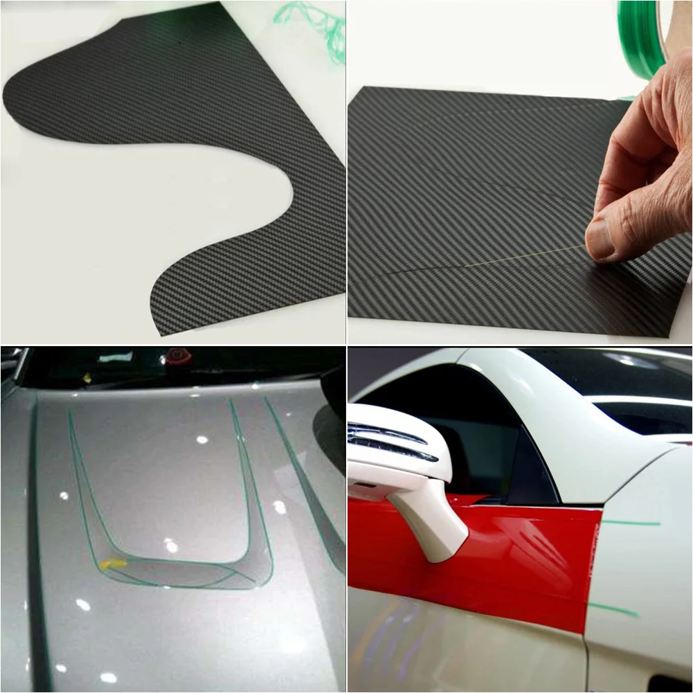 

5M Car Wrap Knifeless Tape Design Line Car Stickers Cutting Tool Vinyl Film Wrapping Cut Tape Car Edge Wrap Mini Stick Squeegee