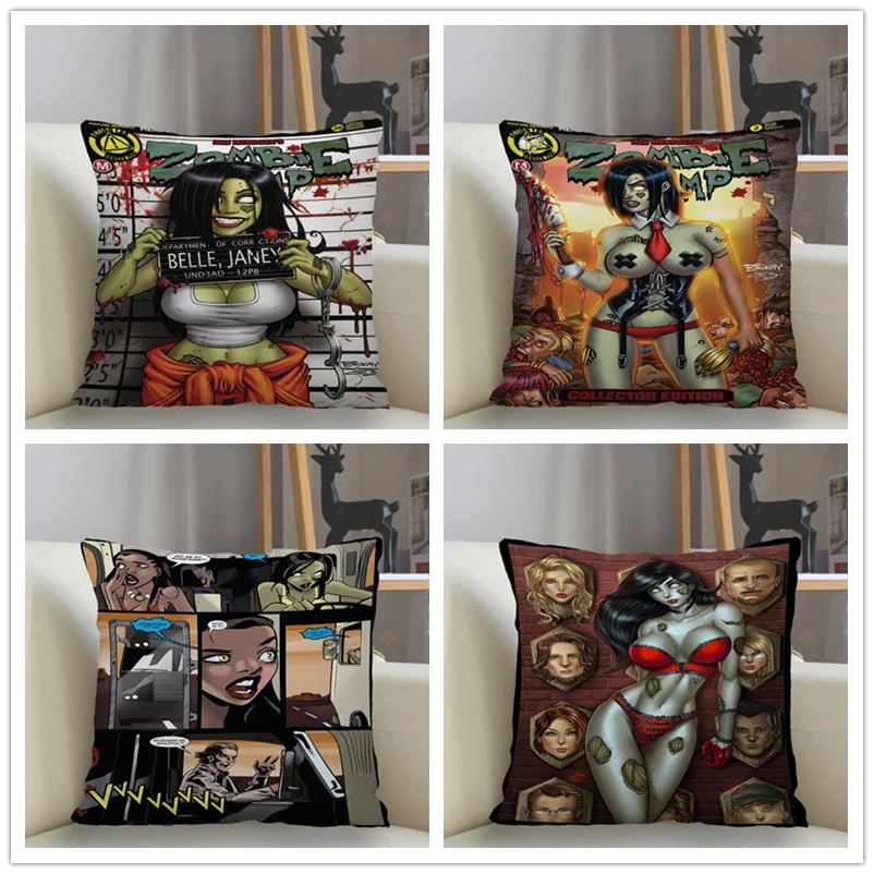 Квадратная Наволочка на молнии 45 х45 см