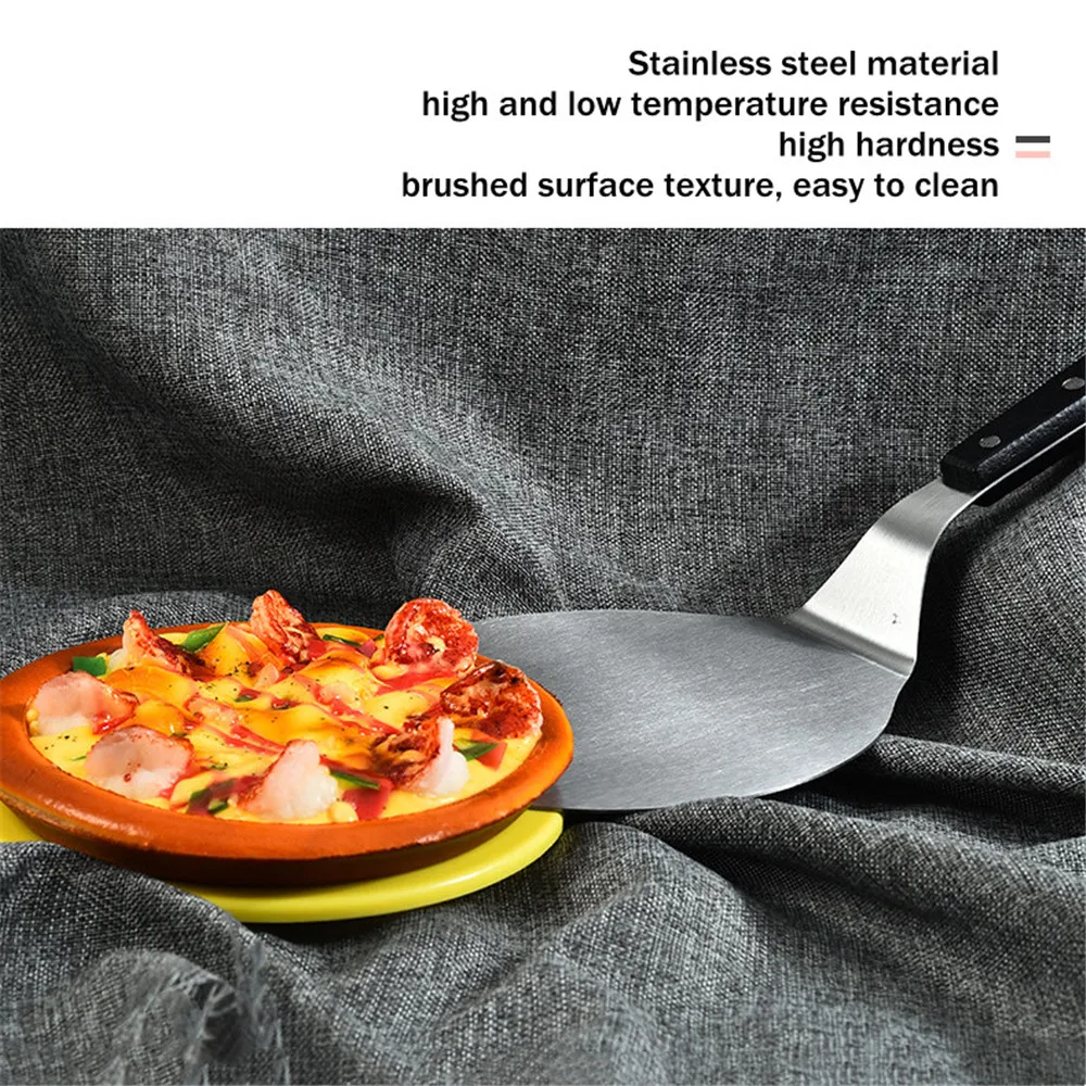 

1 Piece Stainless Steel Anti-scalding Pizzas Spatula Cake Shovel Pizza Baking Pastry Tools Kitchen Accessories 16.5cm 6 inch Dia