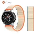 Ремешок нейлоновый для Samsung Galaxy Watch 4 3 active 2 Gear S3 Frontier, браслет-петля для Huawei watch GT 2 2e pro, 20 мм 22 мм