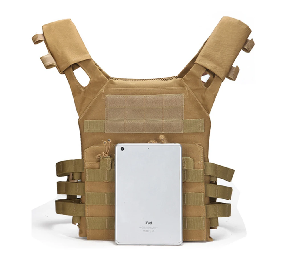 Военный тактический жилет для охоты Молл Боевая штурмовая пластина несущая