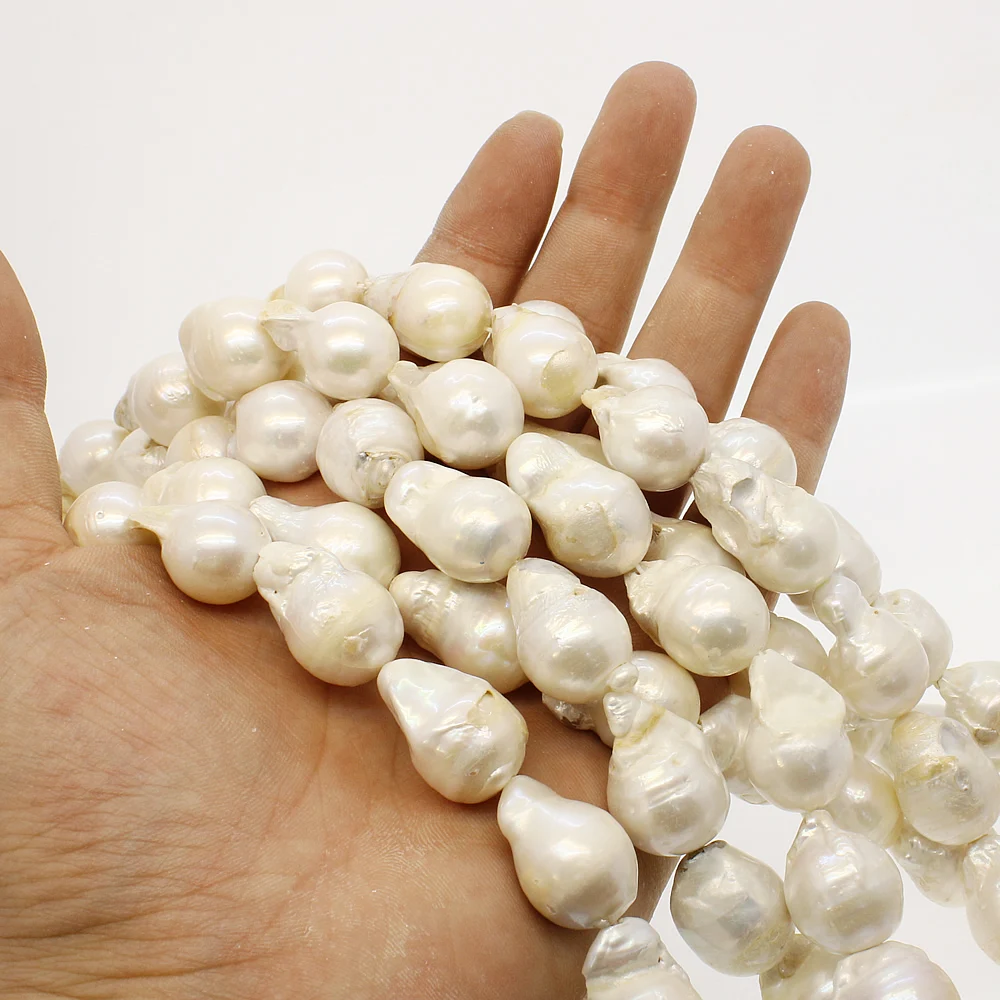 Натуральный пресноводный жемчуг 14 мм отверстие Эдисона Свободные ювелирные