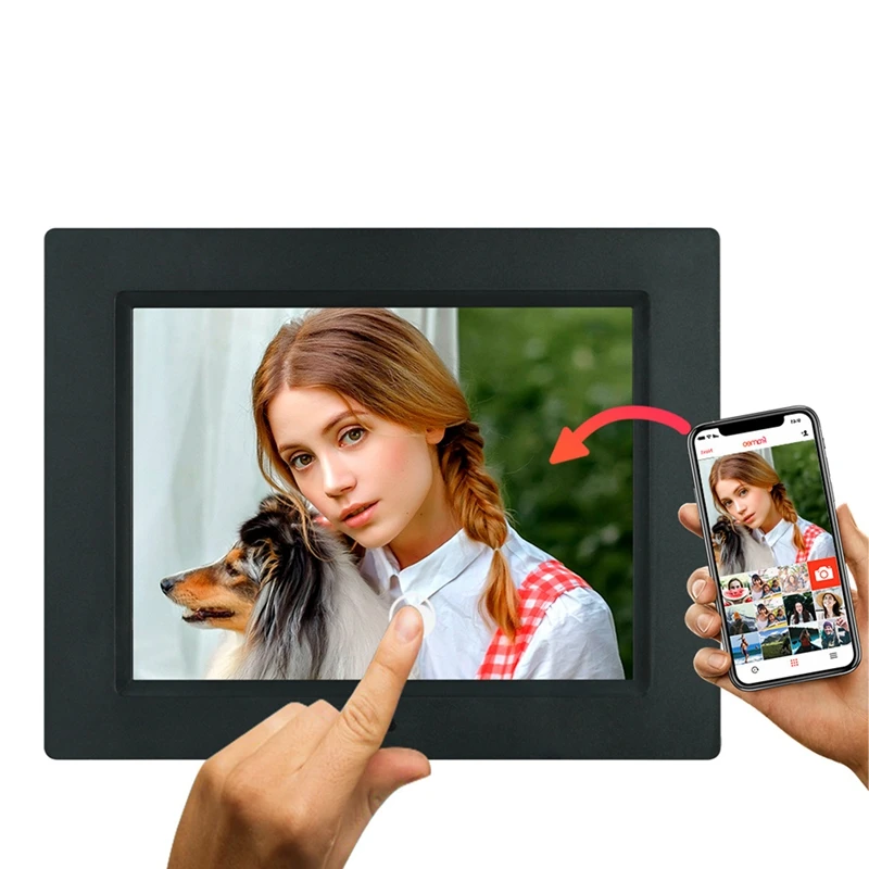 

Digital Photo Frame 8.7 Inch Screen 1024X768 WiFi Photo Frame Electronic Album Picture Video Full Function