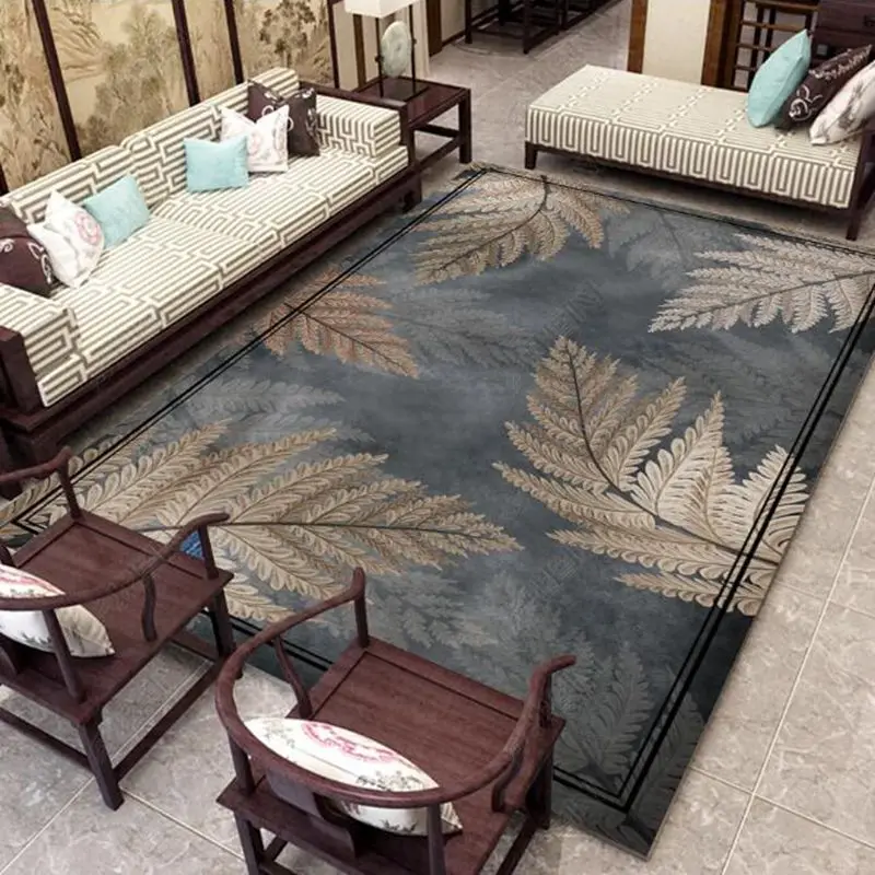 

Mordern Rectangular Carpet Fashion Living Room Printing Plush Mats 3D Home Decoration Foot Pad Bedroom Floor Rug Prayer Mattress