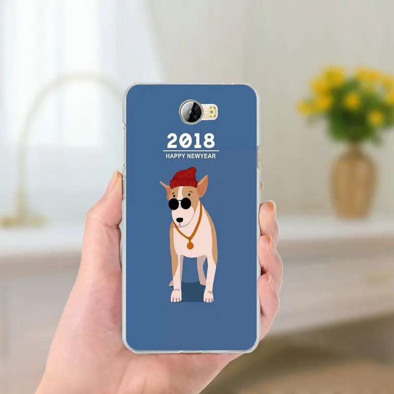 2018 счастливые новогодние мягкие тонкие Чехлы для телефона из термополиуретана