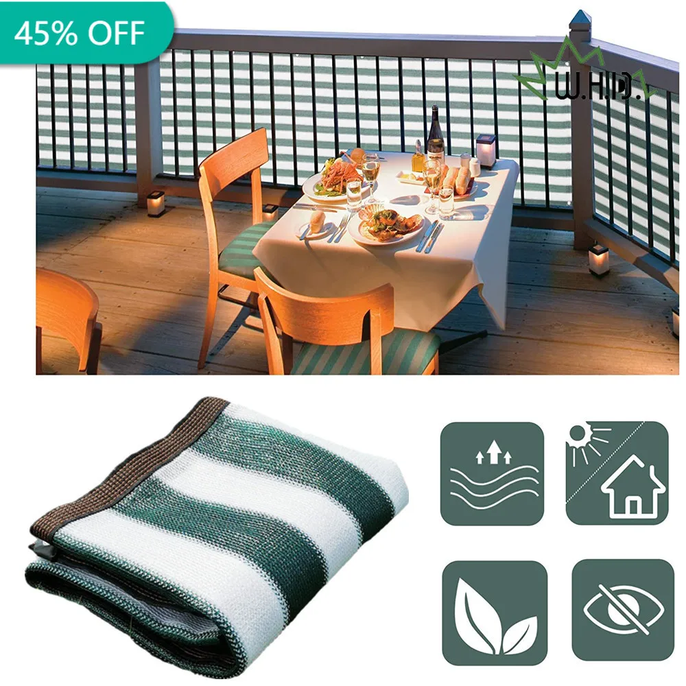 Солнцезащитный козырек оттенок из ПЭНД материала полосатый солнцезащитный