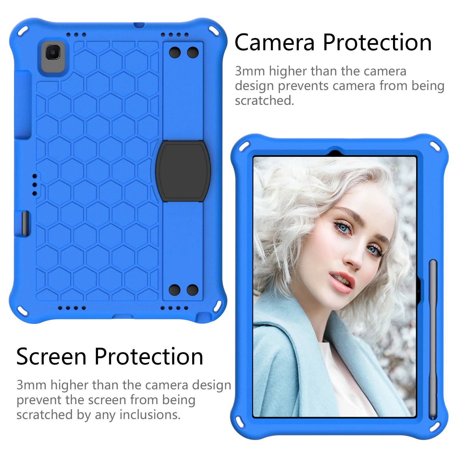 

For Samsung Galaxy Tab S6 10.5" 2019 SM-T860 SM-T865 Case Tablet Cover Shoulder Strap Shockproof Kids Case