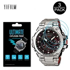 3 шт нано взрывобезопасная Экран Защитная крышка для объектива с оптическими зумом Casio G-SHOCK MTG S1000V S1000BD S1000D-1A4 S1030BD S1000D-1 Smartwatch ЖК-дисплей пленка