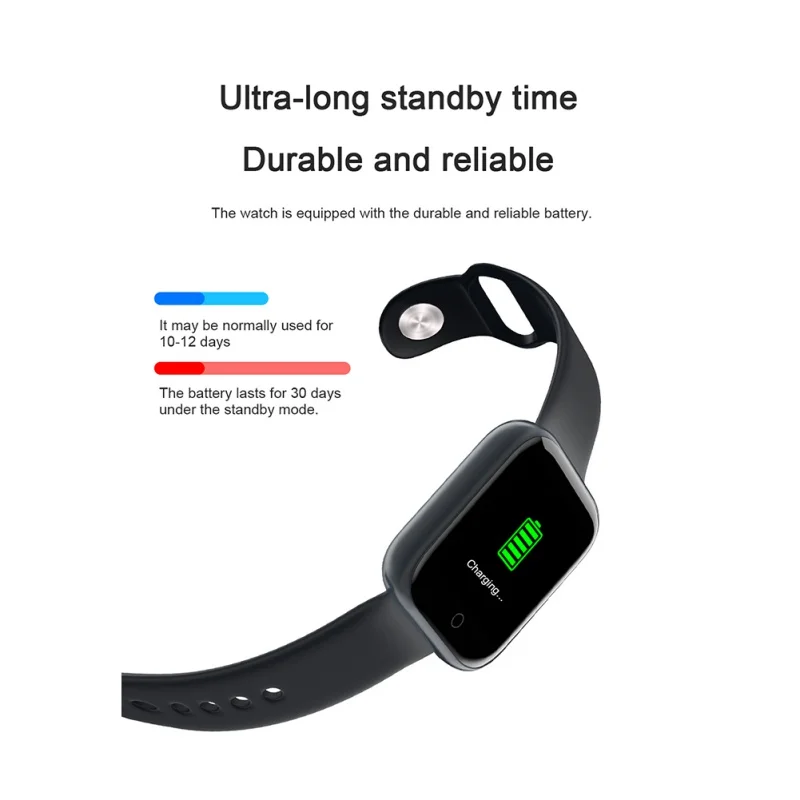 

T80 Smart Watch IP67 Waterproof Heart Rate Monitor Blood Pressure Sport Smart Bracelet Band With Strap