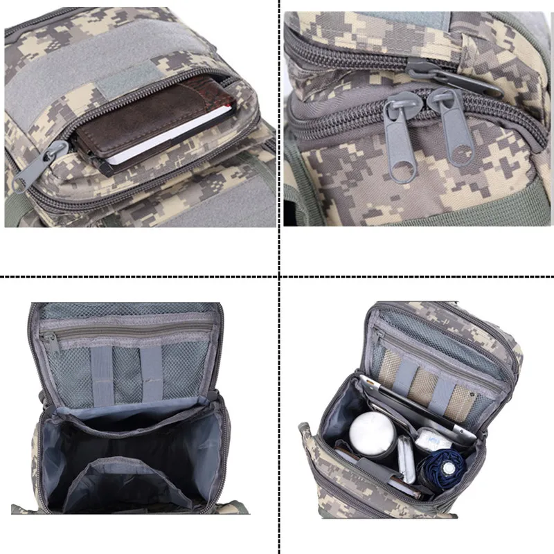 tactical backpack outdoor climbing bag military shoulder bag chest pack waterproof sports camping fishing trekking camera pack free global shipping