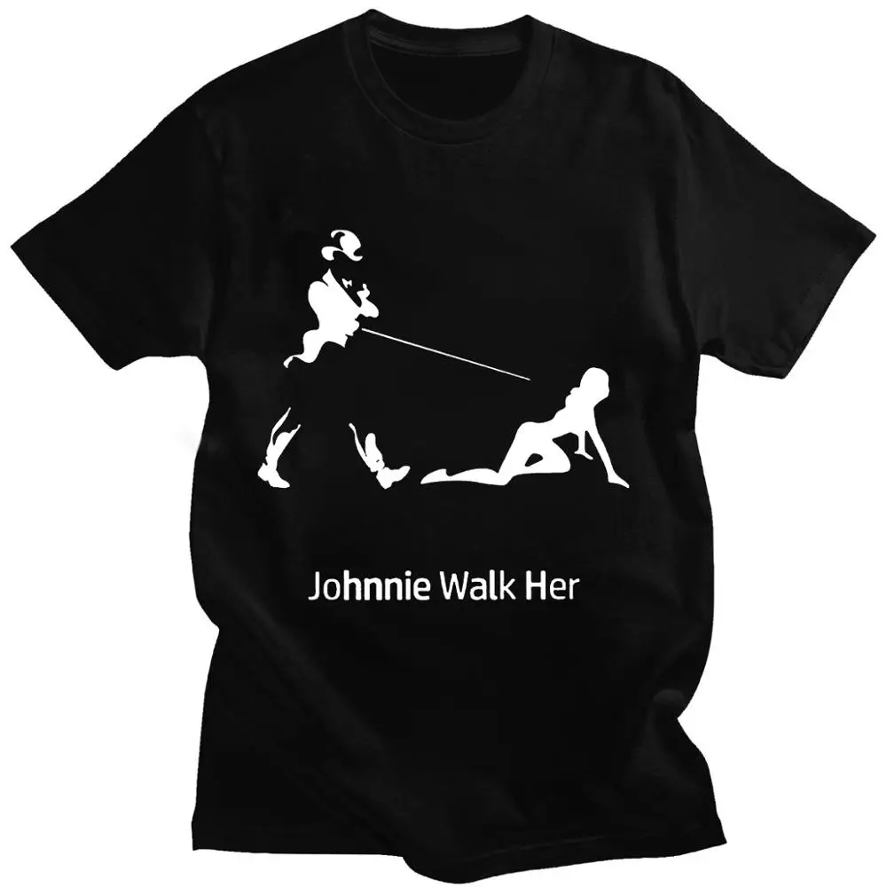 

Футболка Johnnie Walker, Забавный юмор, подарок, прогулка ее, унисекс, футболка высшего качества shubuzhi, новый бренд для мужчин