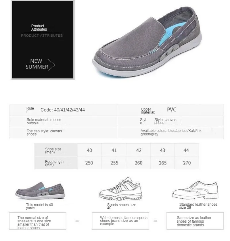 

Summer Men Sneakers Mens Gym Shoes Casual Canvas Flat Shoes Crocses Low Lazy Cloth Shoes Antiskid Light Vulcanize Sneakers Slip