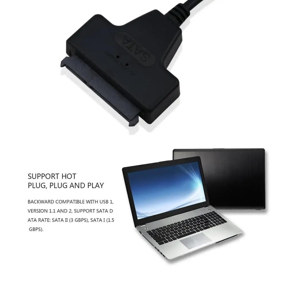 USB2.0 к SATA 22Pin кабель-адаптер для 2 5 &quotHDD кабель жесткого диска жесткий диск