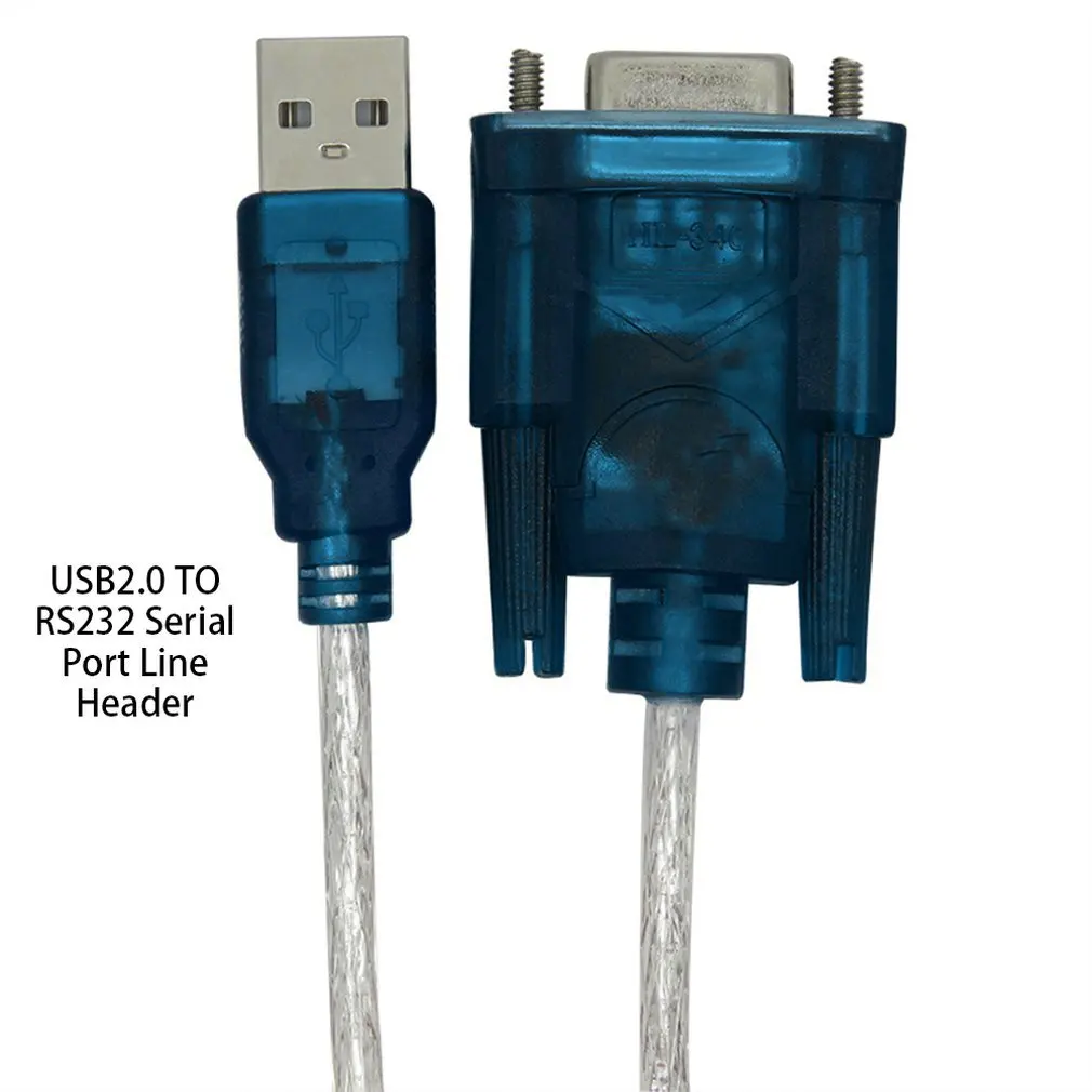 USB 2 0 к RS232 Женский адаптер кабель DB9 отверстие женский для кассы этикетки принтер