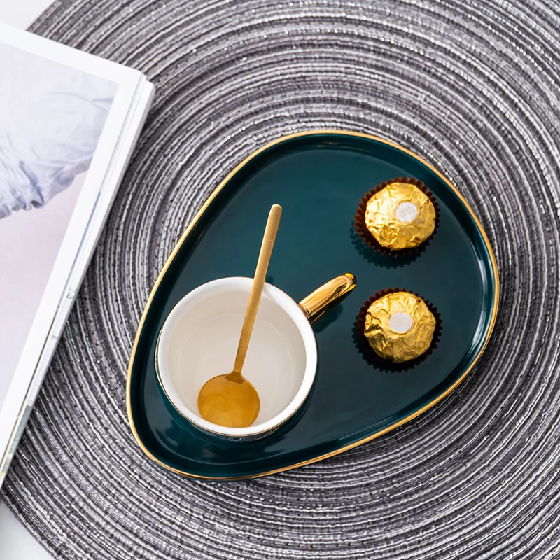 Набор винтажных фарфоровых кофейных чашек в европейском стиле креативные чашки