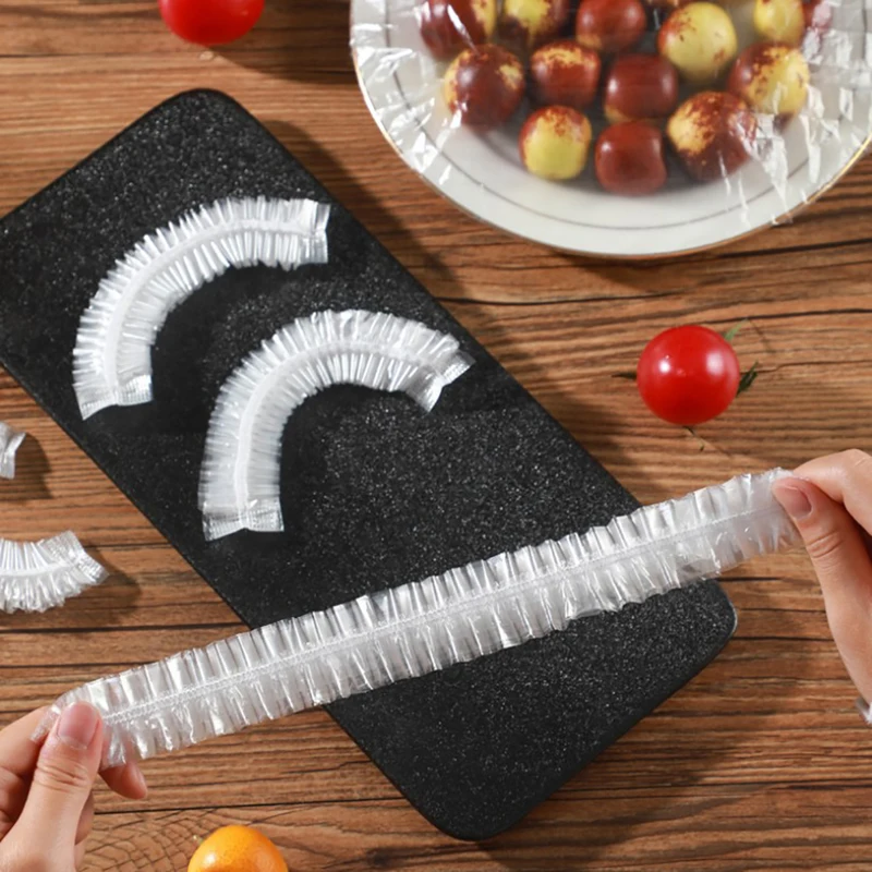 

80PCS Disposable Durable Food Storage Covers for Bowls Elastic Plate Silicone Lid Covers Vacuum Bags For Kitchen Food Fresh Seal