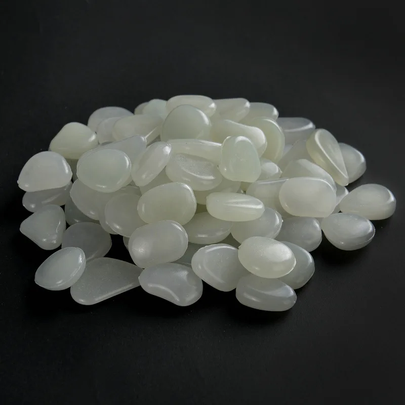 

Garden Decor Luminous Stones Glow In Dark Decorative Pebbles Outdoor Fish Tank Decoration Pebble Rocks Aquarium Mix Color