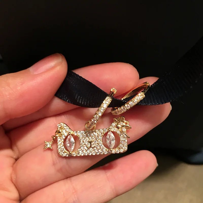 Женские серьги капельки с фианитом класса ААА 2019|Серьги-подвески| |