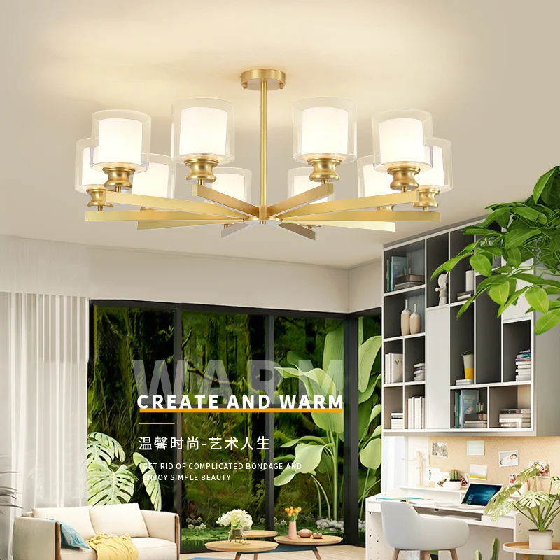 Светодиодные люстры в скандинавском стиле потолочная лампа с креплением