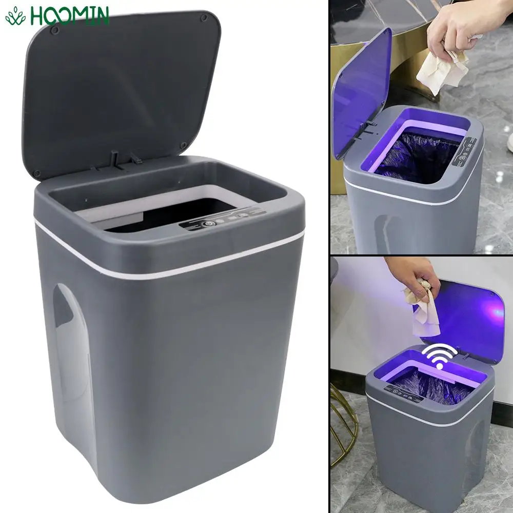 

Smart Induction Dustbin Bucket Automatic Touch Trash Bin for Kitchen Paper Basket Intelligent Sensor Bathroom Trash Can