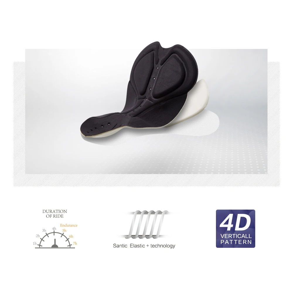 Santic мужские велосипедные комбинезоны длинные штаны с подкладкой девять десятых