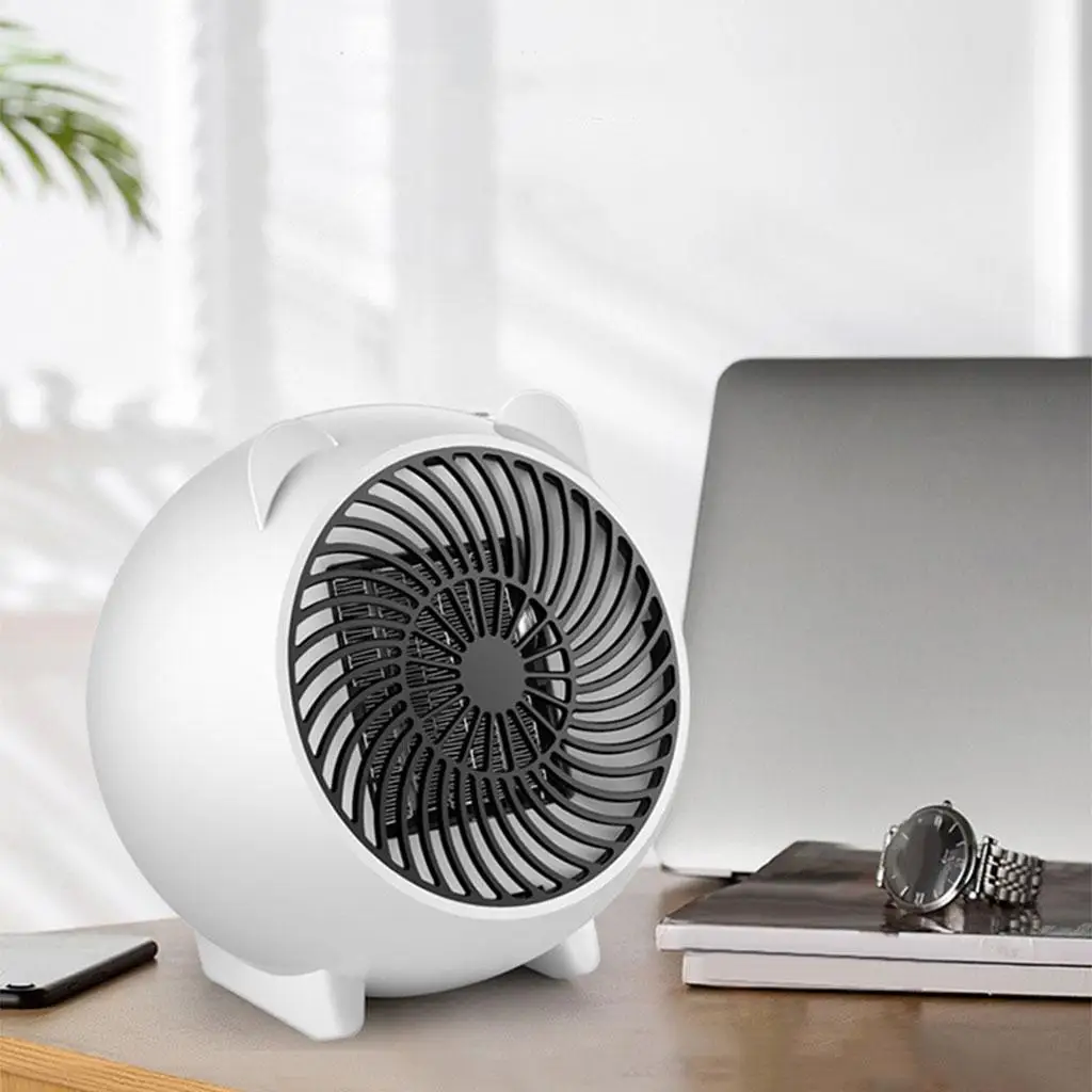 

Compact Space Heater Quiet Fast Heating Personal Electric Heater Air Circulating Winter Air Conditioner for Office Bedroom Home