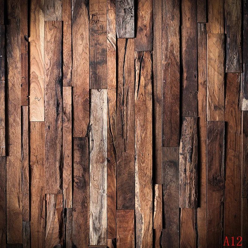 Виниловый фон Nitree для фотостудии в стиле ретро с изображением деревянного пола