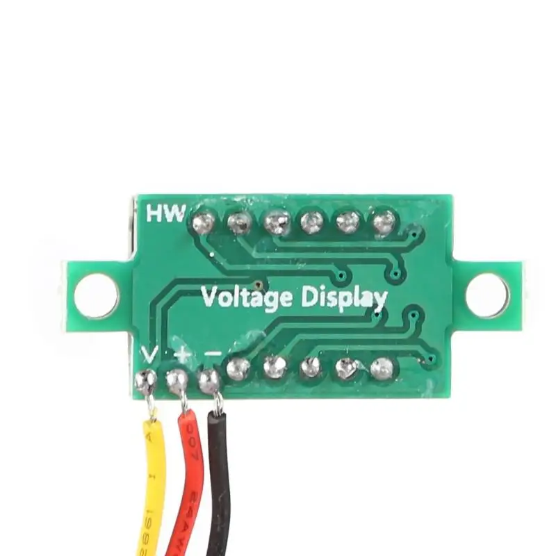Светодиодный мини Вольтметр 0 36 дюйма амперметр постоянного тока 100 в вольтметр