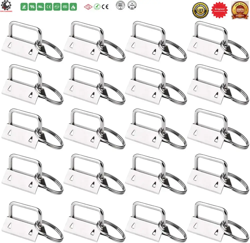 Брелок для ключей аппаратный брелок браслет фурнитура с кольцом ювелирные