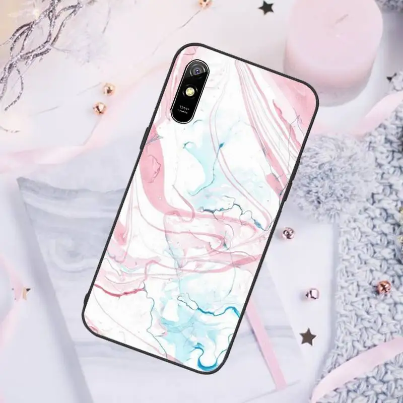 

Colored marble Phone Cases For Xiaomi Mi Redmi Note 7 8 9 pro 8T 9T 9S 9A 10 Lite pro