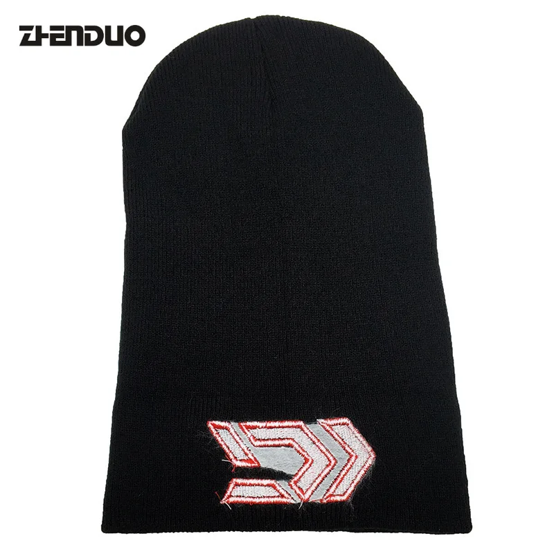 

Fishing Cap Embroidery For Autumn And Winter Warm Knit Hat For Men And Women Ski Cap Wool Hats