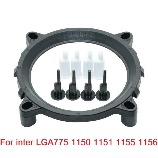 Для гнездо для материнской платы intel LGA 2011 115x1366 cpu cooler кронштейн база cpu fan intall крепление пластиковые стенты рамка - Цвет: For 775 115x