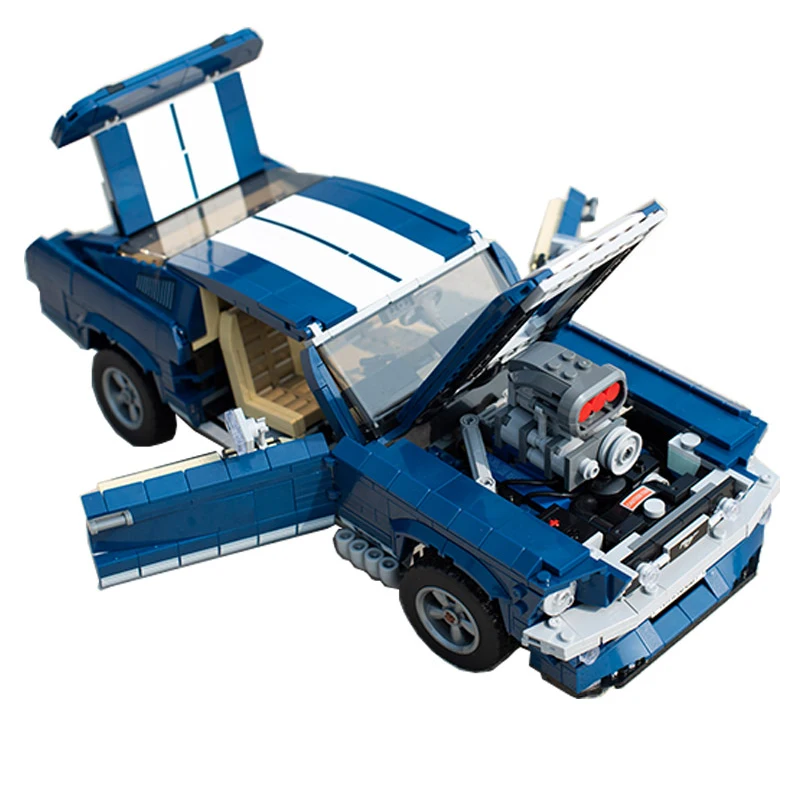 21047 Technic Ford MustangED 10265 строительные блоки 701960 21046 создатель Aston king Martined Рождественский автомобиль Развивающие Кирпичи Игрушка