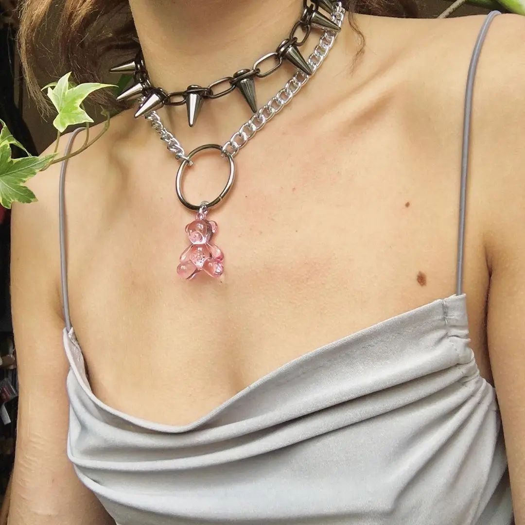 Ожерелье ручной работы Judy из нержавеющей стали для женщин и девушек изящное