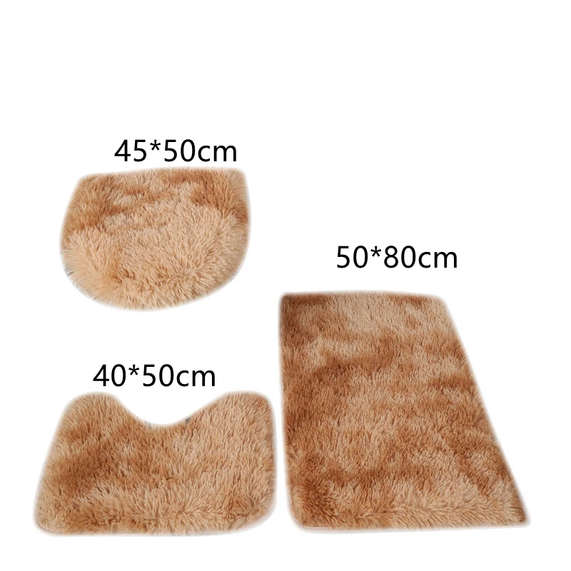 3pcsset tie dye colorful bathroom mat set non slip bath wc carpets rectangle u shape bathroom toilet rugs and lid cover kit free global shipping