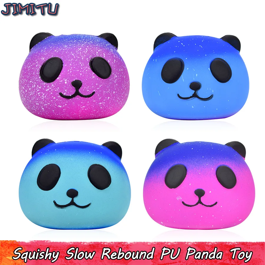 

Мягкие игрушки Galaxy Panda, медленно восстанавливающие форму антистрессовые милые детские игрушки, декомпрессионная вечеринка, украшение для д...