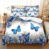 butterfly bedding set duvet cover set 3d bedding digital printing bed linen queen size bedding set fashion design