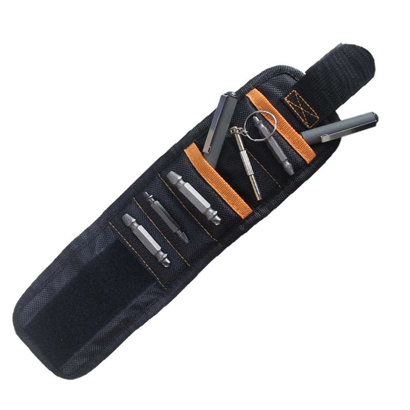 Магнитный браслет из полиэстера портативный держатель для инструментов ремень