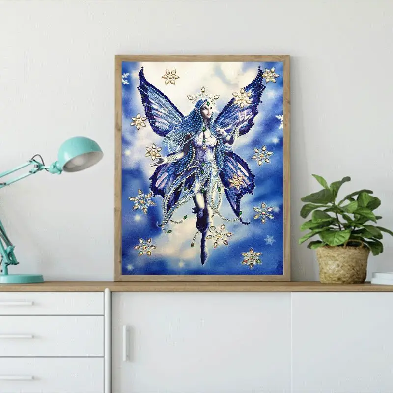 

Beauty 5D Special Shaped Diamond Painting Embroidery Needlework Rhinestone Crystal Cross Craft Stitch Kit DIY