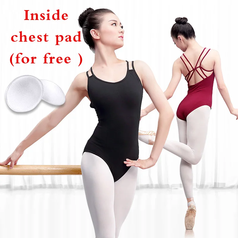 Балетная пачка для девочек гимнастическое трико с двойными лямками балетное