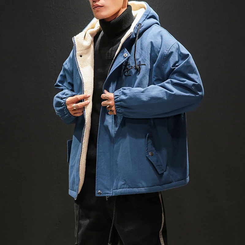 Мужская Новая модная зимняя куртка Толстая Повседневная Верхняя одежда куртки