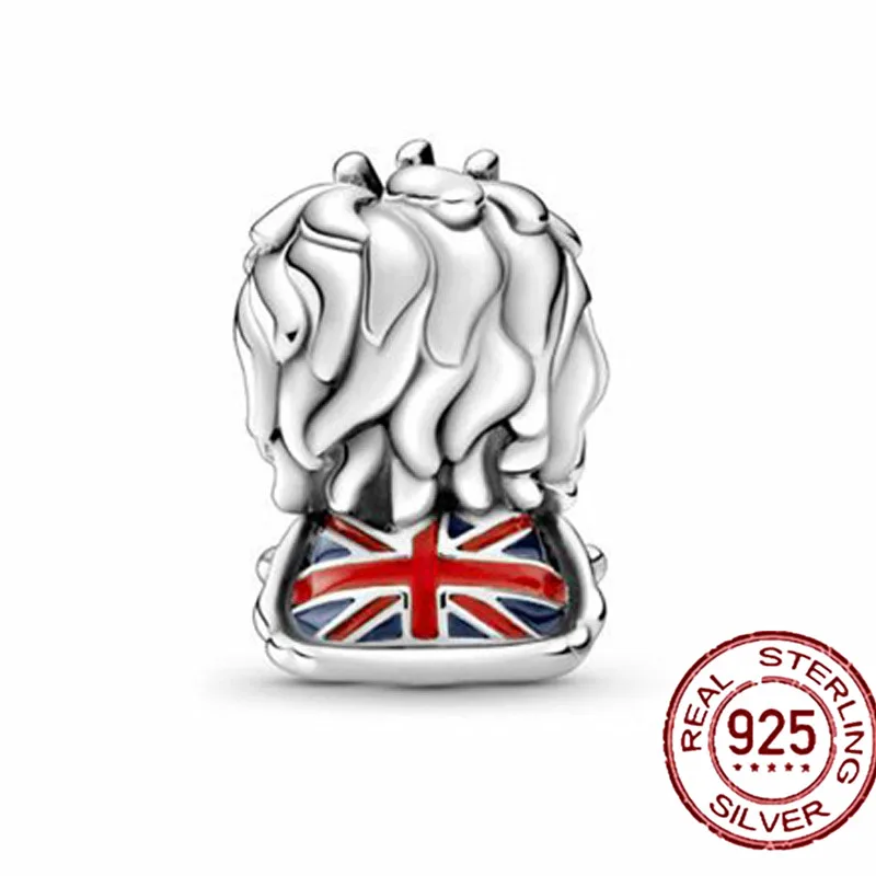 

2021 Early autumn S925 Sterling Silver Charms Lion Wild Beads Fit Original Pandora Bracelet Bangle For Women Jewelry Gift