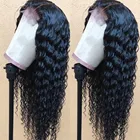 Человеческие волосы с глубокой волной, 4x4, кружевные парики, предварительно отобранные с волосами ребенка, 150% плотность, бразильские волосы Dorisy Remy