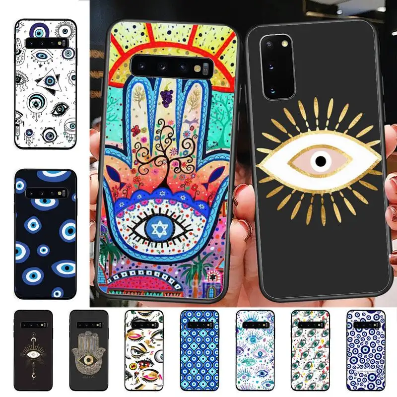 

Yinuoda Evil Eye Phone Case for Samsung S10 21 20 9 8 plus lite S20 UlTRA 7edge