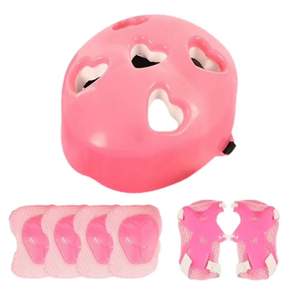 

7pcs Skating Protective Gear Set Knee Wrist Guard Elbow Pads Bicycle Skateboard Ice Skating Roller Knee Protector Guard For Kids