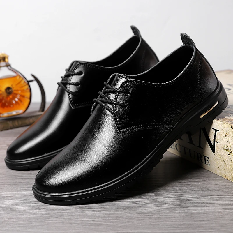 

Plus Size 47 Business Casual Four Season Leather Shoes Men Designer Shoes Genuine Leather Oxfords Calzado Hombre Loafers Men *